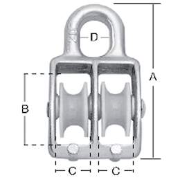 1159282 - Blockseilrollen doppelt