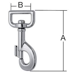 1159310 - Karabinerhaken für Gurte