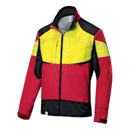 1239791 - Ultrashell Jacke Gr.L Forest rot/warngelb