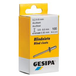 1292498 - Blindniete Mini-Pack 3x10 Stahl/Stahl