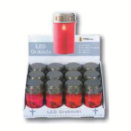 1292828 - LED Grablicht rot, Höhe 12cm