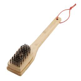 1272213 - Grillbürste m. Bambusholzgriff 30 cm