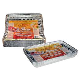 1294394 - Alu-Grillschalen eckig 5er Pkg