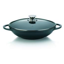 1296328 - Wok Kerros 32cm 4,5l m.D. schwarz Aluguss