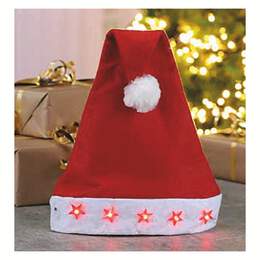 1305366 - Weihnachtsmütze mit 5 Sternen ca. 30x45cm