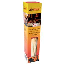 1294362 - Grill- u. Kaminzündhölzer 20cm 50 Stk