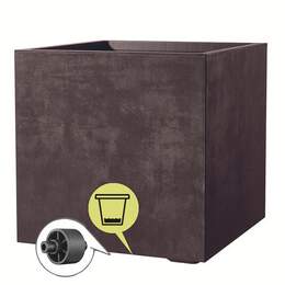 1312573 - Blumenkasten Millennium R quad brownstone 49cm