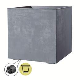 1312584 - Blumenkasten Millennium R quad aschgrau 49cm