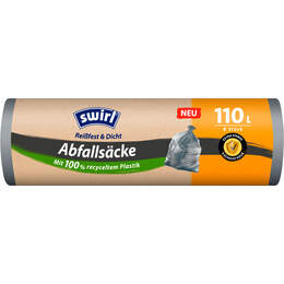 1315934 - Abfallsäcke 110l 8er silber 82x90cm extra stark
