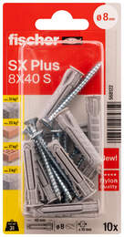 1294893 - Spreizd&uuml;bel SX Plus m.Schraube Blisterkarte