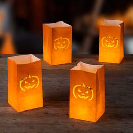1316846 - Tütenwindlicht Halloween 4er Set