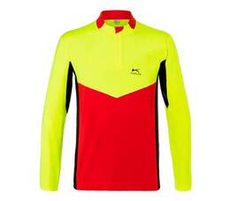 1315983 - Funktionsshirt Forest langarm rot/warngelb