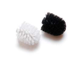 1323220 - WC B&uuml;rsten Ersatzkopf DM 80mm wei&szlig; schwarz sortiert