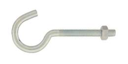 1125231 - W&auml;scheleinenhaken metr.verz. 8x100mm/m.Muttern/2Stk.