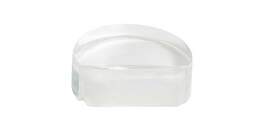 1318543 - T&uuml;rpuffer transp.DM 45mm 1 Stk KU flach selbstklebend