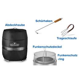 1329358 - Zubeh&ouml;rset Feuerstelle 57cm 4tlg.