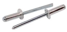1329393 - Blindniete 5.0x10.0 Alu/Stahl, Blister 50 Stk.