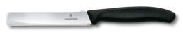 1331427 - Tomaten-u.Tafelmesser 11cm Wellen schwarz Swiss Classic