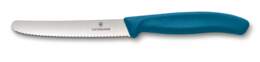 1331433 - Tomaten-u.Tafelmesser 11cm Wellen blau Swiss Classic