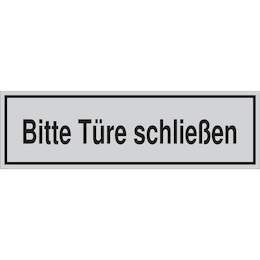 1177314 - Türschild selbstkl.150x45mm silbermatt,Türe schl.1Stk.