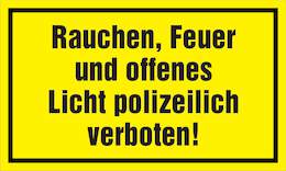 1177406 - Hinweisschild Rauchen, Feuer