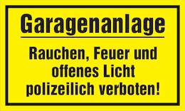 1177411 - Hinweisschild Garagenanlage
