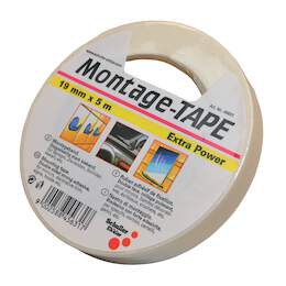 1068328 - Montageband weiß 19mm x 5m