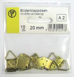 1122854 - Bilderklappöse verm.17mm m.Stift,10Stk.