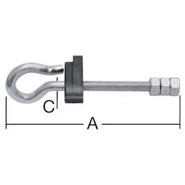 1159384 - Schaukelhaken mit metrischem Gewinde