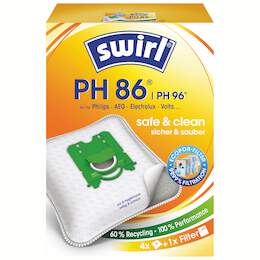 1129978 - Staubsaugerbeutel PH86/PH96 Swirl EcoPor zu Philips