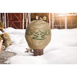 1246089 - Winter Deko-Haube Protect XL 1,1 x 1,1m Tannenbaummotiv