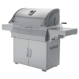 1252360 - Holzkohlegrill Professional Edelstahl, 86x46cm