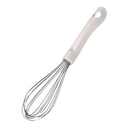 1254134 - Schneebesen Kst.Griff 24cm weiß/silber