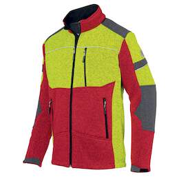 1253884 - Strickjacke Forest Gr.S rot/gelb