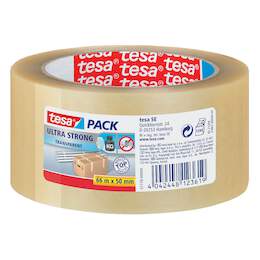 1264810 - PVC-Packband transp. 66mx50mm Ultra Strong