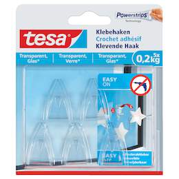 1264817 - Klebehaken transparent f.0,2kg Glas