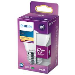 1265442 - LED Tropfen 60 W E27 806lm WW warmweiß matt