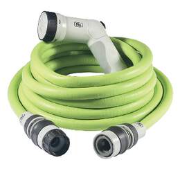 1270080 - Gartenschlauch-Set 15m lime Fitt Ikon