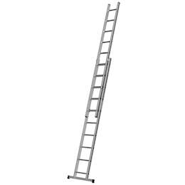 1274976 - Schiebeleiter 2x10 Sprossen Alu-Pro 287/483cm 11,10kg