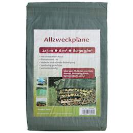 1194988 - Allzweckplane grün/blau 2x3m 80-90g