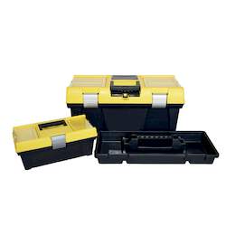 1250166 - Werkzeugkoffer-Set 2-tlg. 16"+ 12" , schwarz/gelb