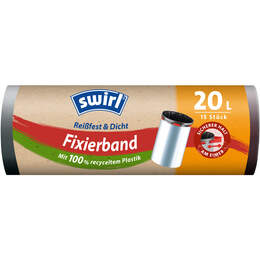 1277164 - Müllbeutel mit Fixierband schwarz