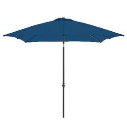 1277459 - Sonnenschirm Basic Push up 210x210 , 8 tlg. Petrol