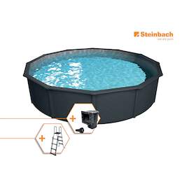 1279250 - Stahlwandpool Set DM 360x120cm Nuovo de Luxe II