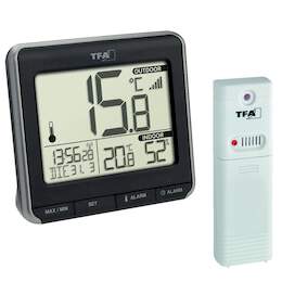 1283436 - Funkthermometer Prio schwarz